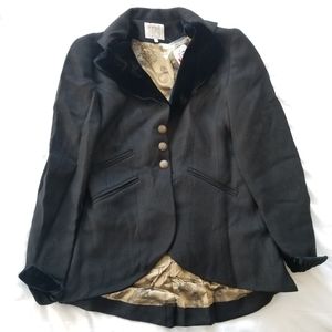 NWT T.ba Black Wool Blazer